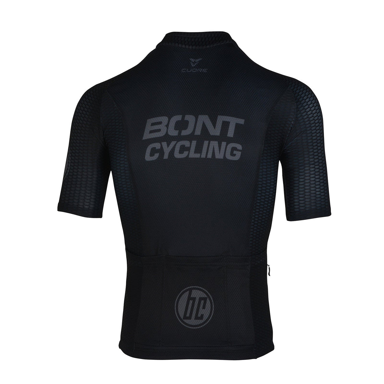 Men's Short Sleeve Jersey Black/Grey – Bont Cycling