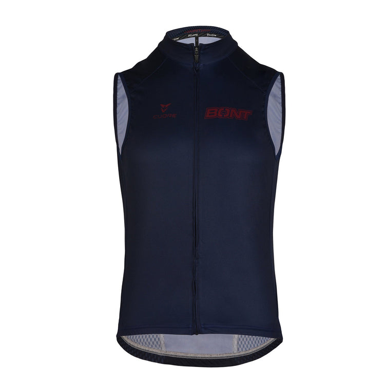 Men's Splash Vest w/Pockets Navy/Burgundy