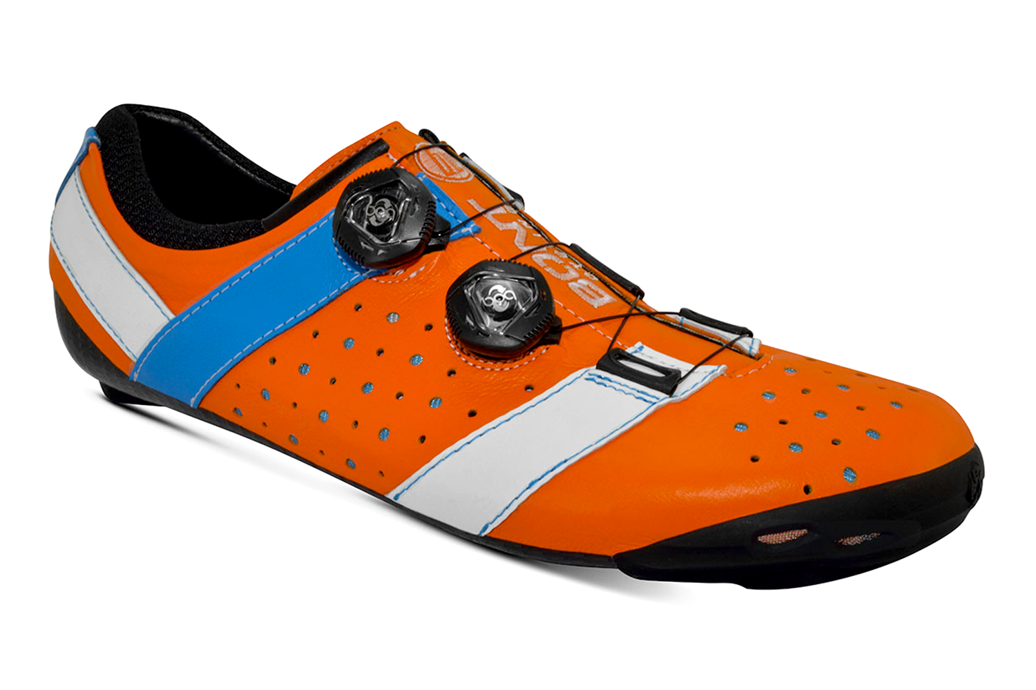 Orange cycling shoes sales