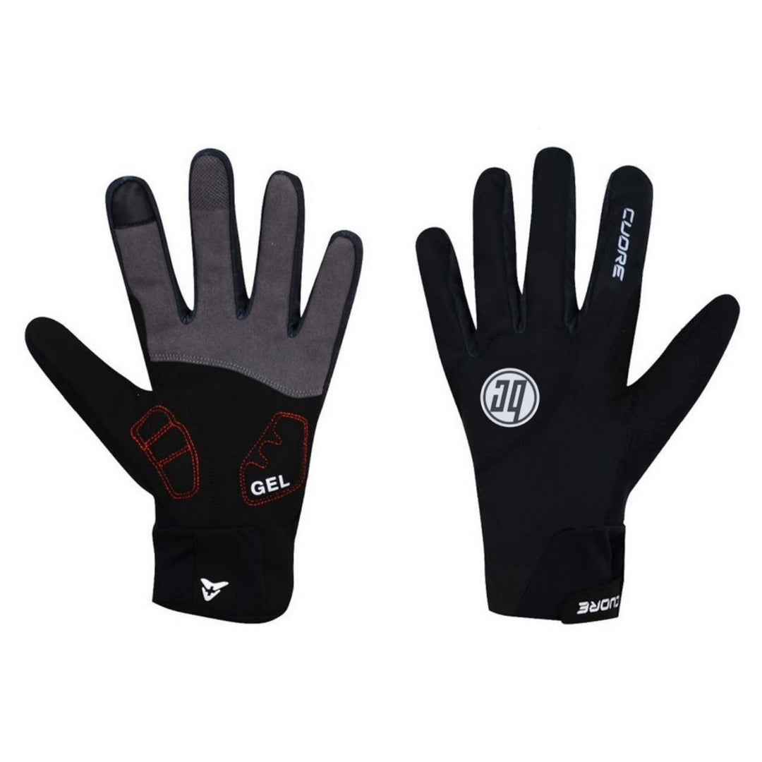 Unisex Long Finger Active Shield Gloves Black