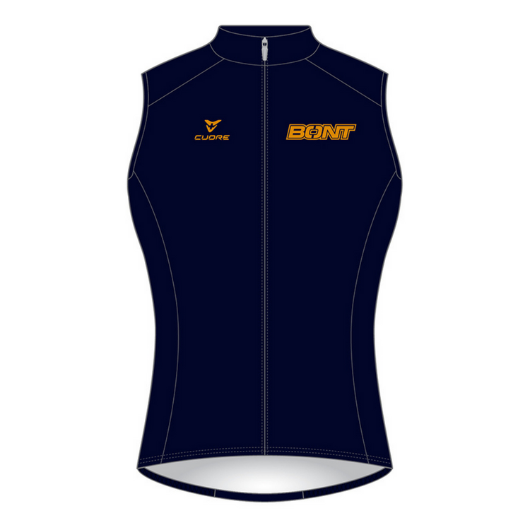 Men's Splash Vest w/Pockets Navy/Gold
